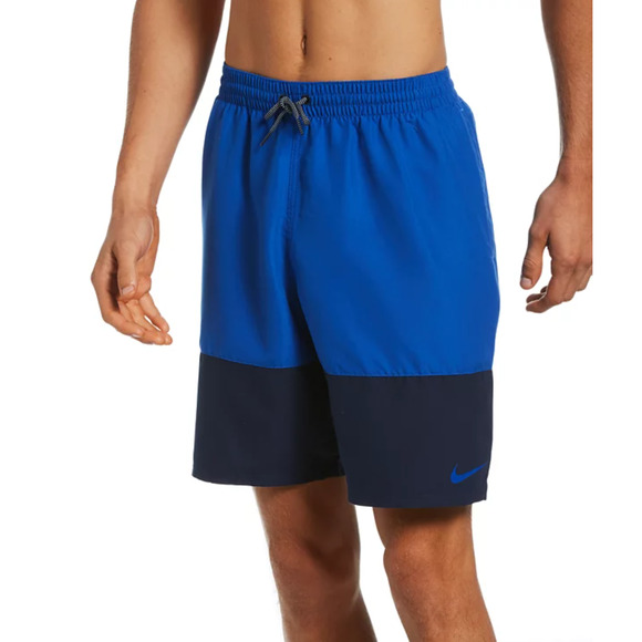 Nike Men Split Colorblocked 9" Swim Trunks Game Royal Size M - Picture 1 of 3